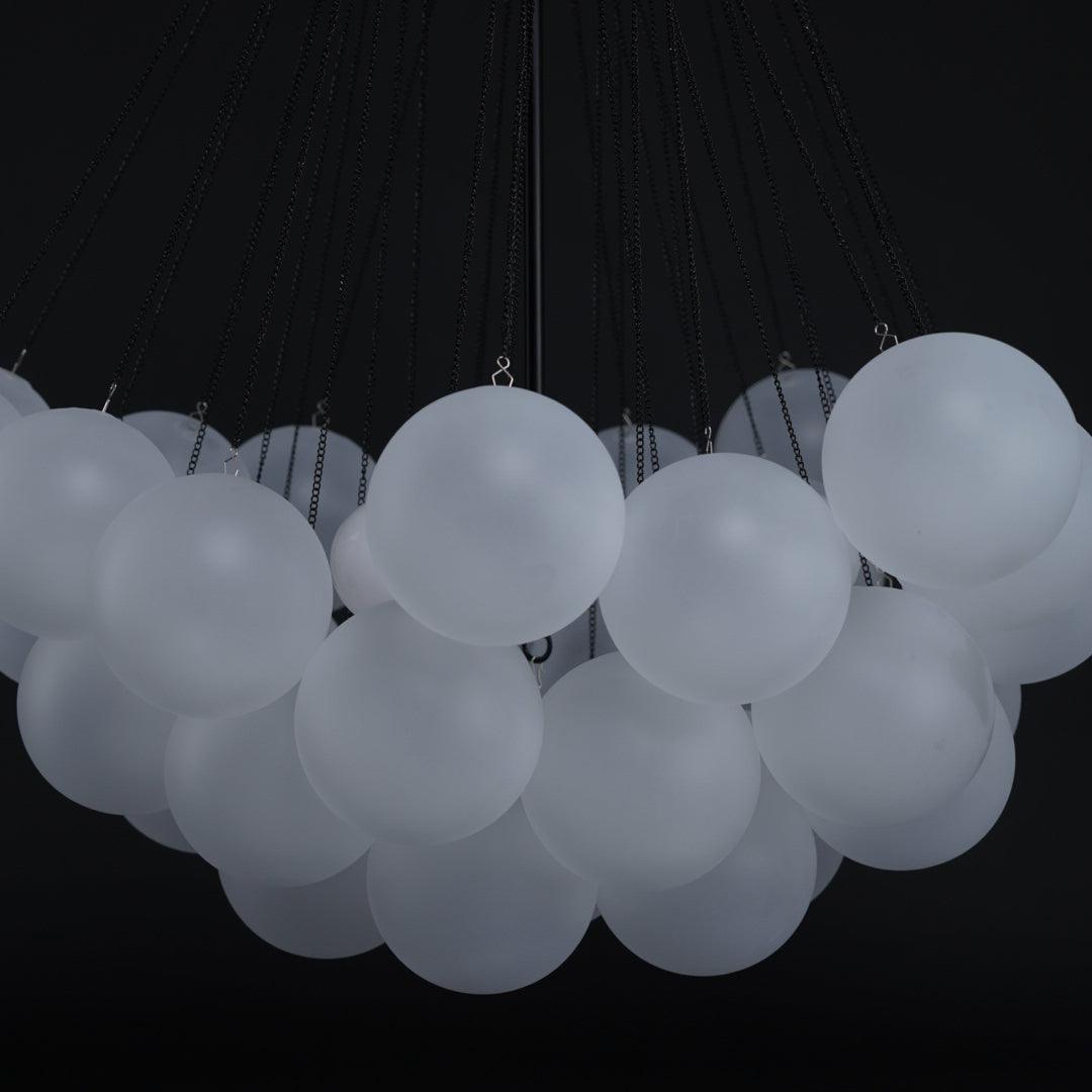 Fayne Glass Globe Pendant Light Bubble
