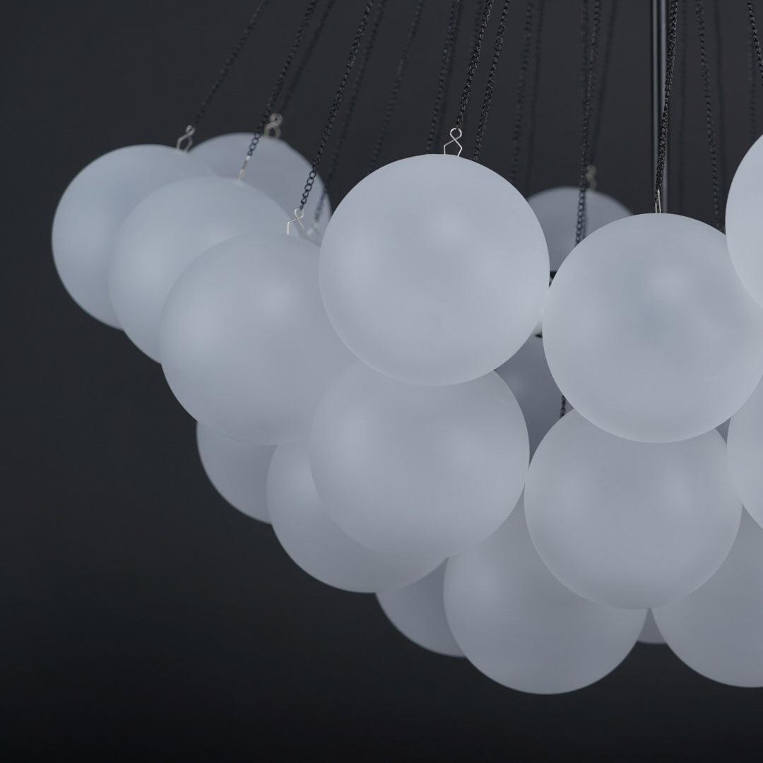 Fayne Glass Globe Pendant Light Bubble