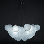 Fayne Glass Globe Pendant Light Bubble