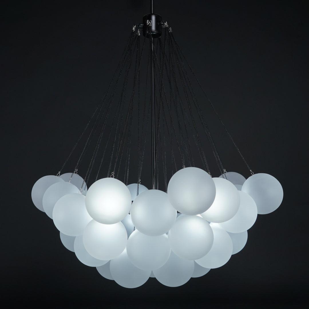 Fayne Glass Globe Pendant Light Bubble