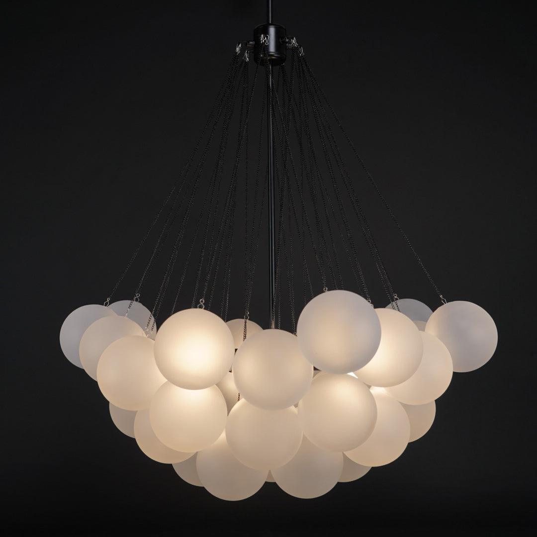 Fayne Glass Globe Pendant Light Bubble