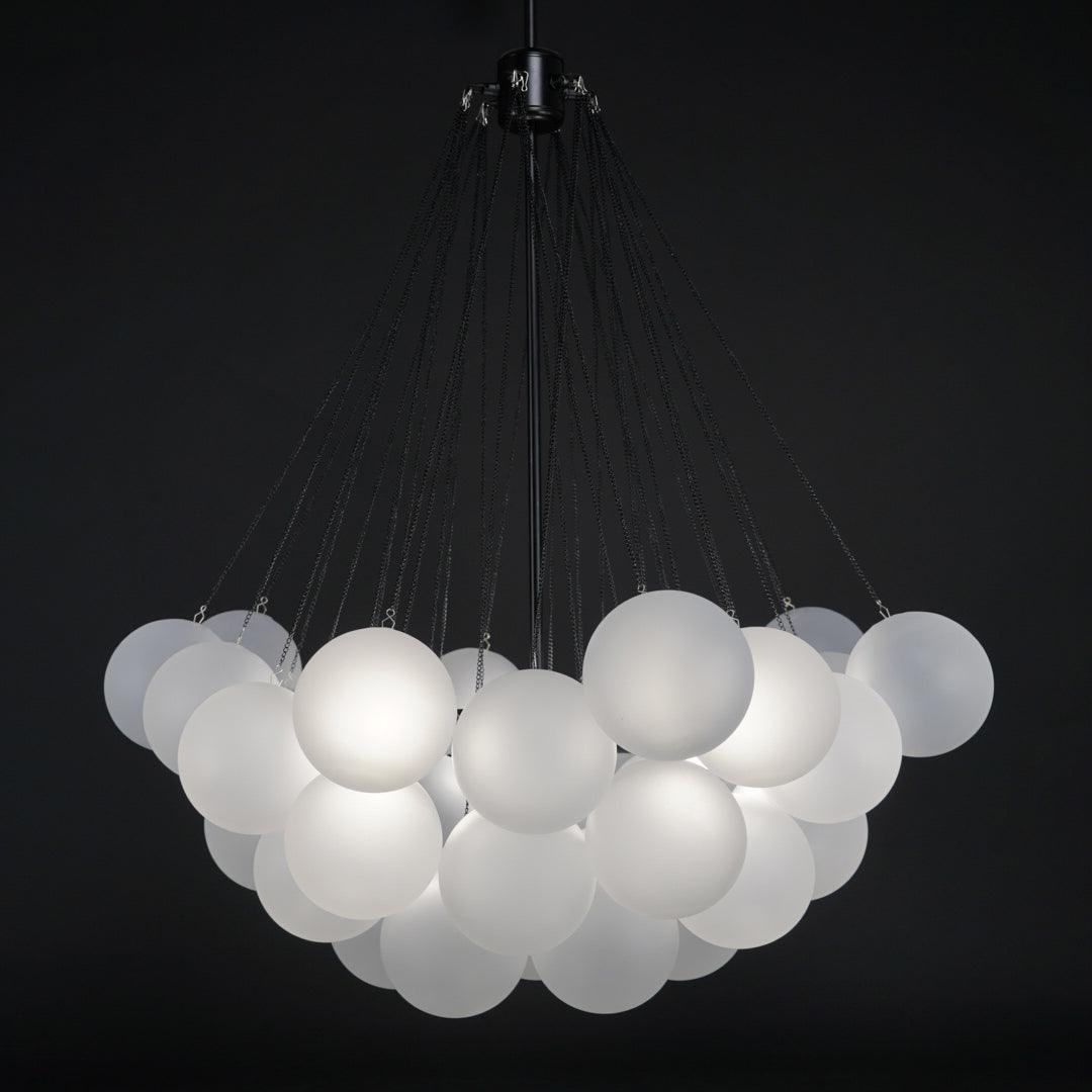 Fayne Glass Globe Pendant Light Bubble