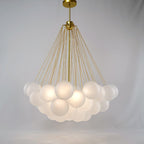 Fayne Glass Globe Pendant Light Bubble