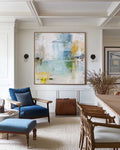 Serene Abstract Landscape Oil Painting