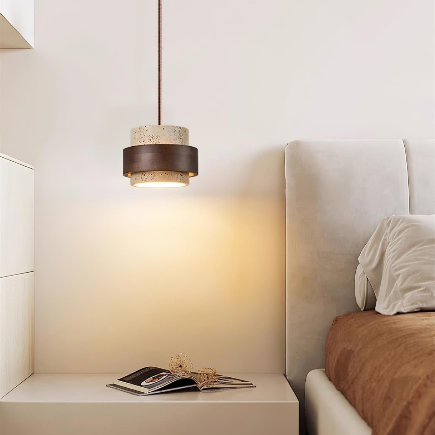 Ritta Pendant Light Travertine