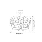 Fionel Glass Semi-Flush Mount Light