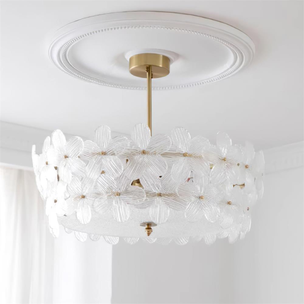 Fionel Glass Semi-Flush Mount Light