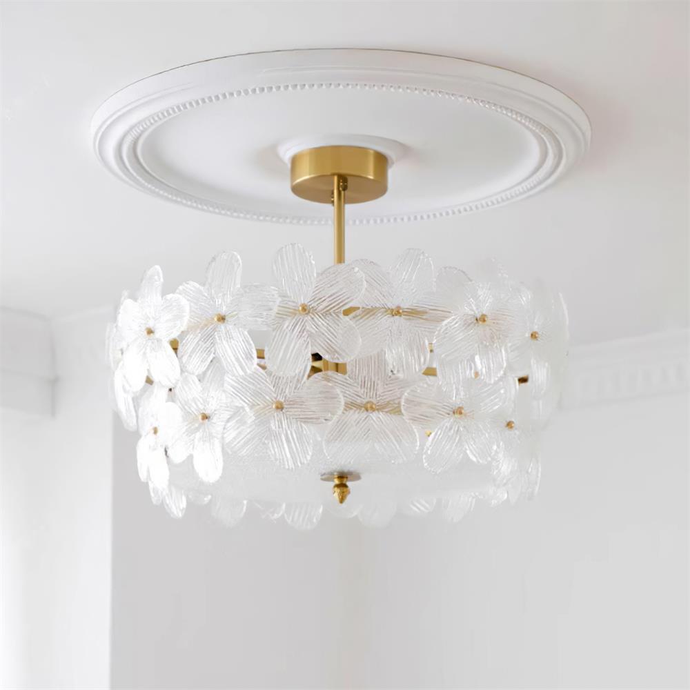 Fionel Glass Semi-Flush Mount Light