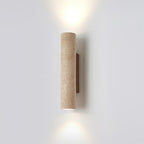 Lunaro Tall Travertine Wall Sconce