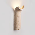 Lycoris Travertine Tapered Wall Light