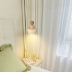 Valentina Sunny Rain Doll LED Pendant Light Cream Resin Bedroom