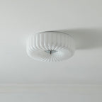 Mivone Cream Glass Flush Mount Ceiling Light