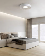 Ceiling Light Ribbed Canopy Textured Contemporary Fixture