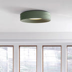 Ceiling Light Ribbed Canopy Textured Contemporary Fixture