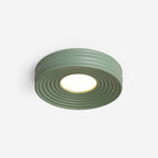 Ceiling Light Ribbed Canopy Textured Contemporary Fixture