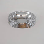 Ceiling Light Ribbed Canopy Textured Contemporary Fixture