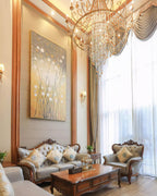 Errina Postmodern Luxury Shell Crystal Chandelier