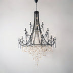 Errina Postmodern Luxury Shell Crystal Chandelier