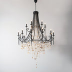 Errina Postmodern Luxury Shell Crystal Chandelier