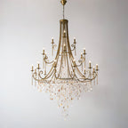 Errina Postmodern Luxury Shell Crystal Chandelier