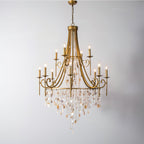 Errina Postmodern Luxury Shell Crystal Chandelier