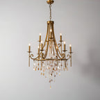 Errina Postmodern Luxury Shell Crystal Chandelier