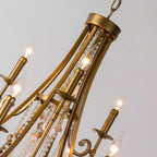 Errina Postmodern Luxury Shell Crystal Chandelier