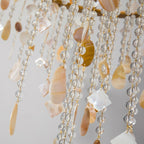 Errina Postmodern Luxury Shell Crystal Chandelier