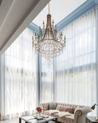 Errina Postmodern Luxury Shell Crystal Chandelier