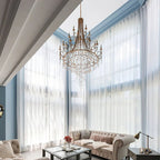 Errina Postmodern Luxury Shell Crystal Chandelier
