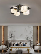 Kaelen Alabaster Ceiling Light