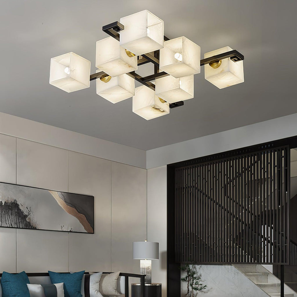 Kaelen Alabaster Ceiling Light