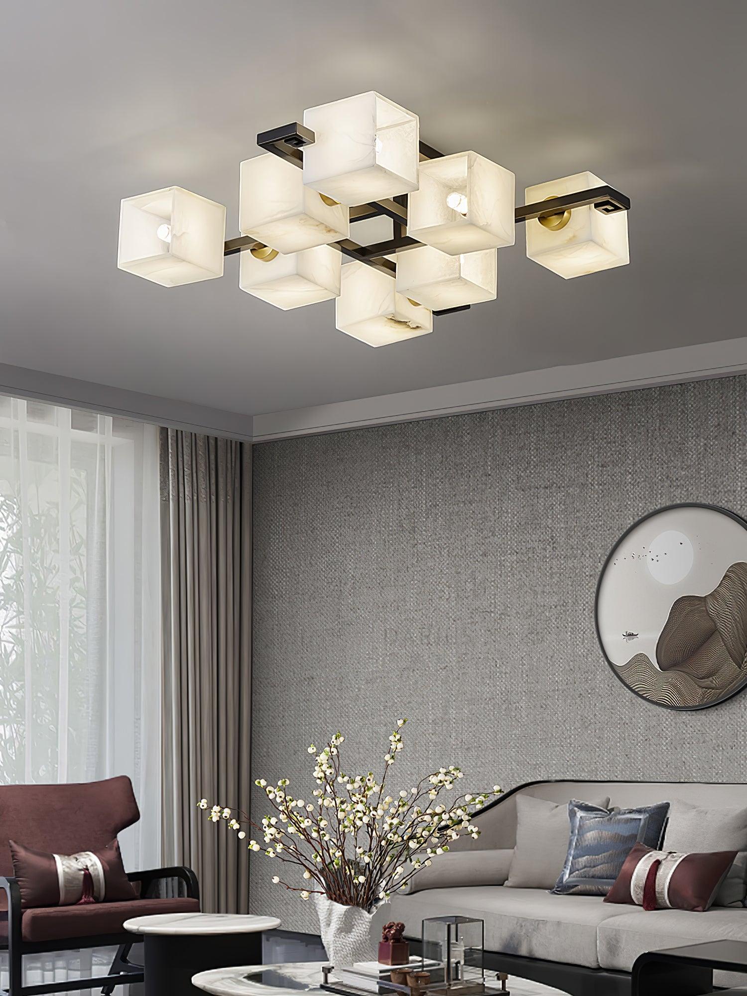 Kaelen Alabaster Ceiling Light