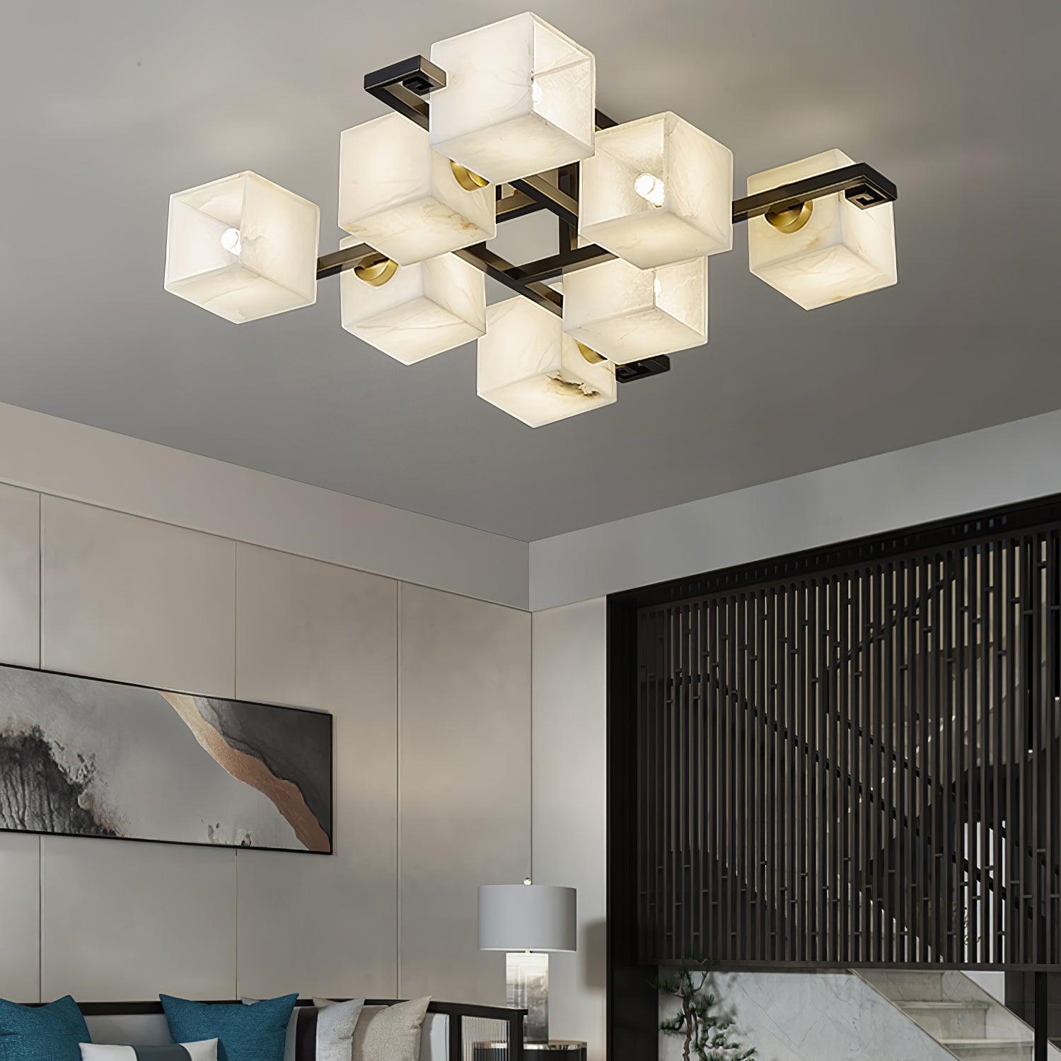 Kaelen Alabaster Ceiling Light