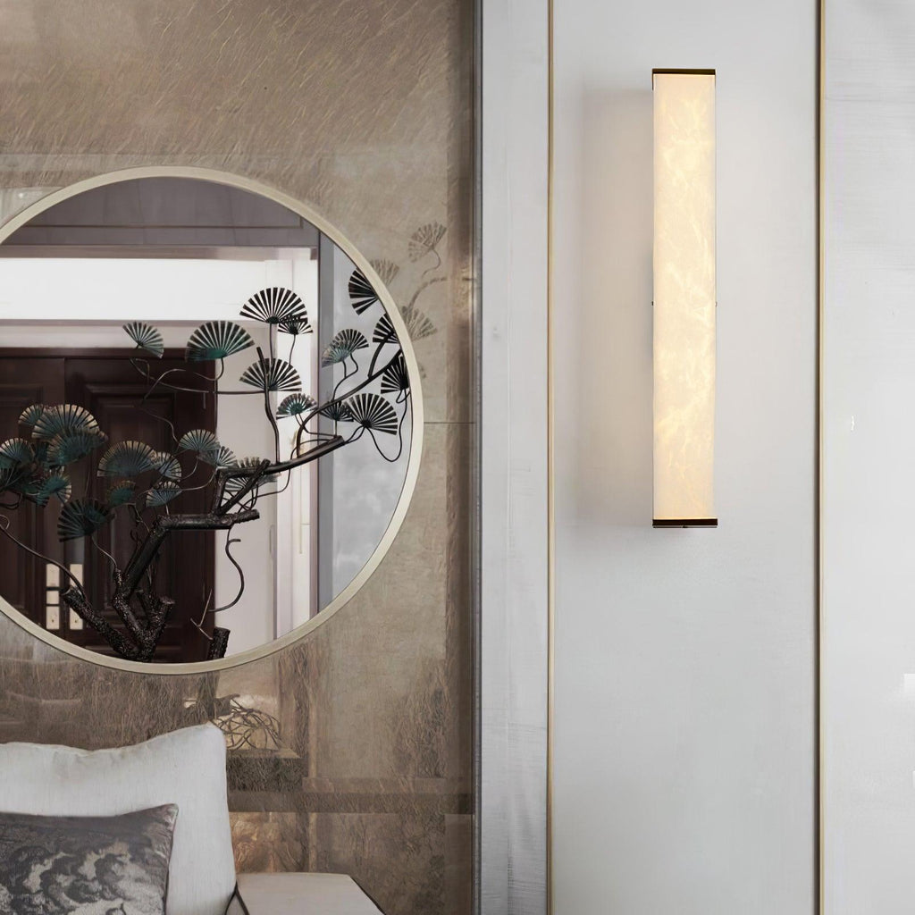 Vithaira Alabaster Linear Wall Lamp