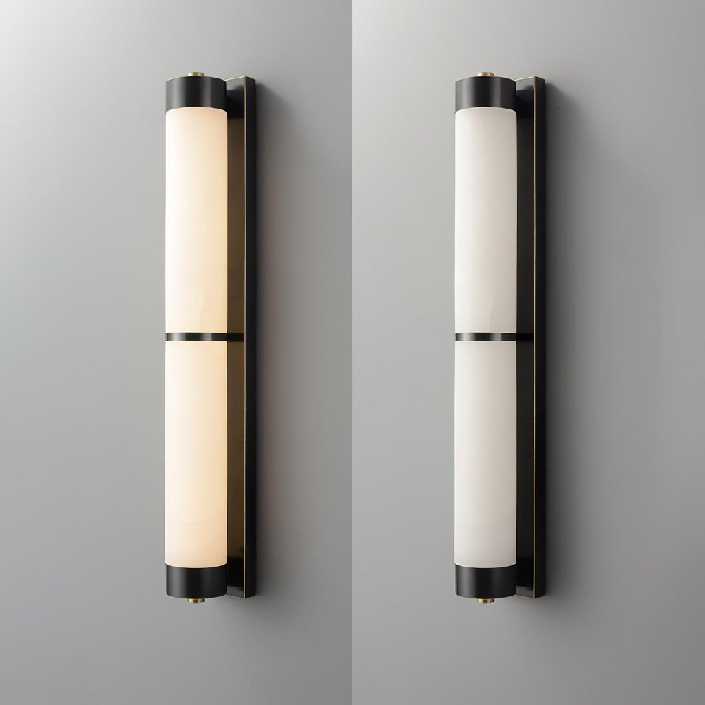 Olmirira Wall Light Minimalist in Alabaster - Kingsley Beaumont