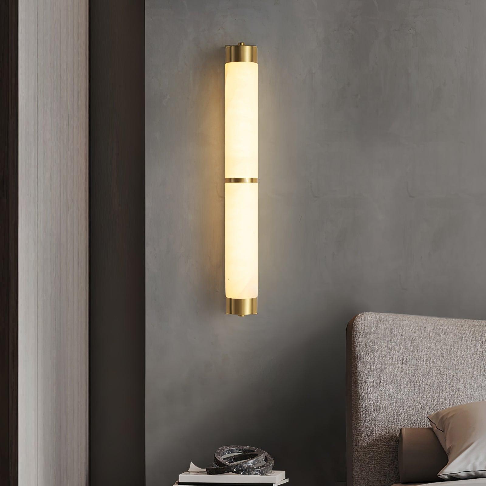 Olmirira Wall Light Minimalist in Alabaster - Kingsley Beaumont