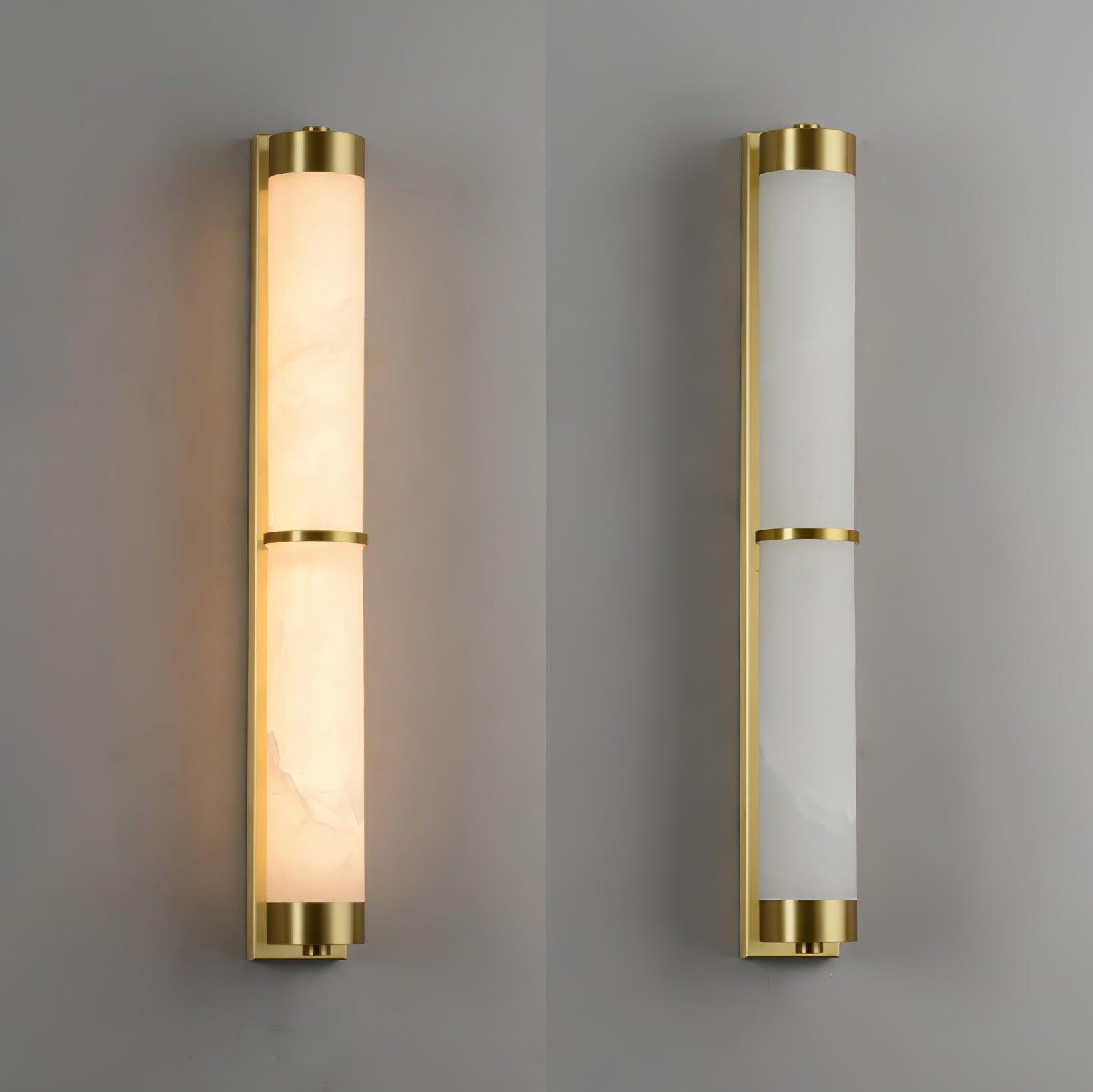 Olmirira Wall Light Minimalist in Alabaster - Kingsley Beaumont