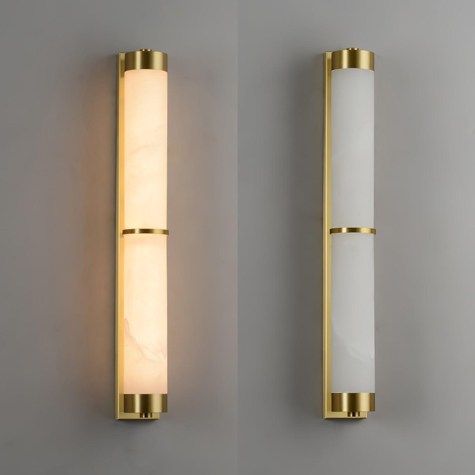 Olmirira Wall Light Minimalist in Alabaster - Kingsley Beaumont
