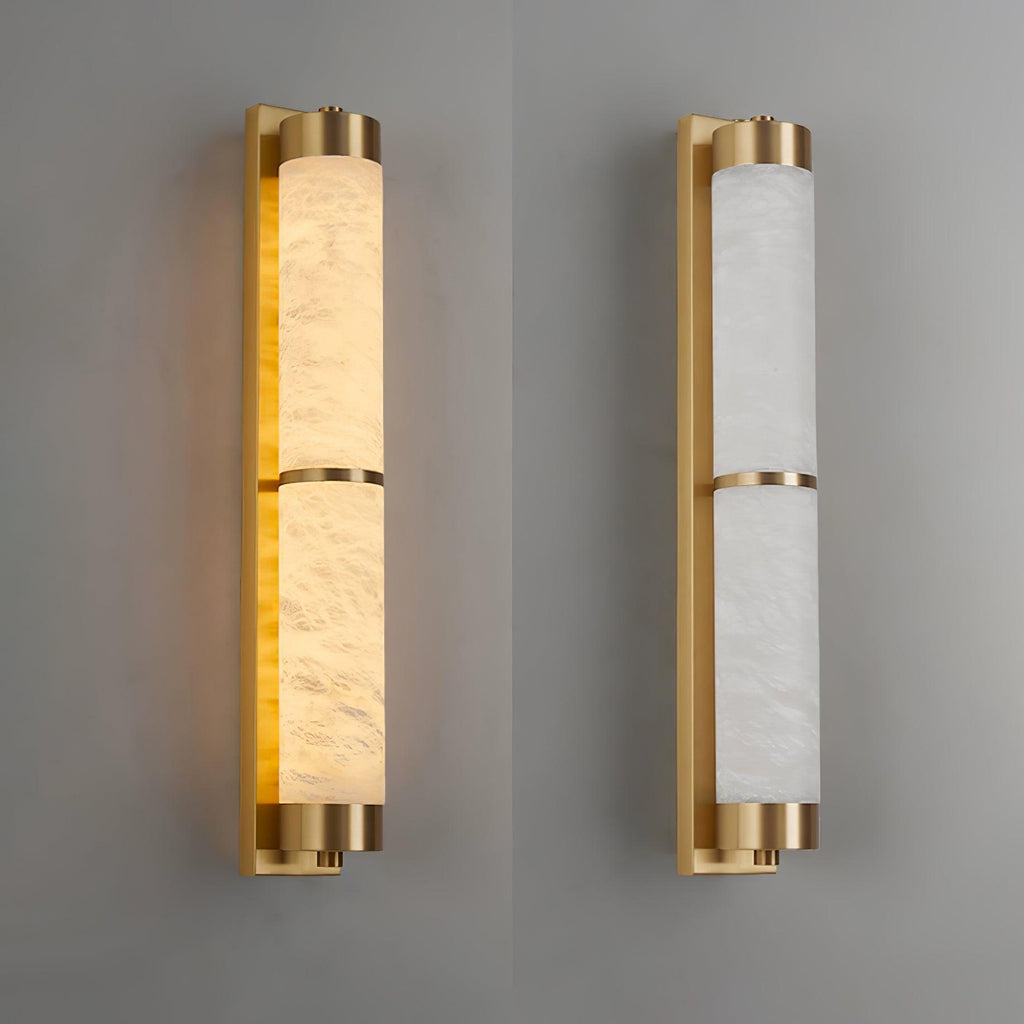 Olmirira Wall Light Minimalist in Alabaster - Kingsley Beaumont