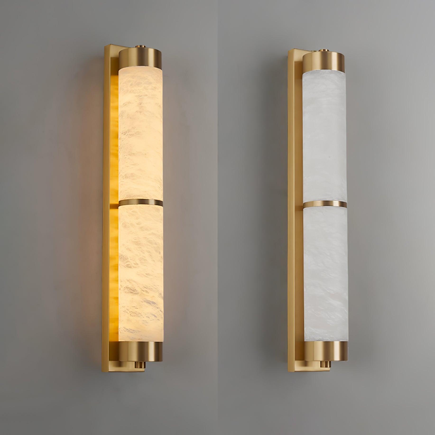 Olmirira Wall Light Minimalist in Alabaster - Kingsley Beaumont