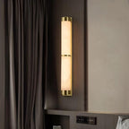 Olmirira Wall Light Minimalist in Alabaster - Kingsley Beaumont