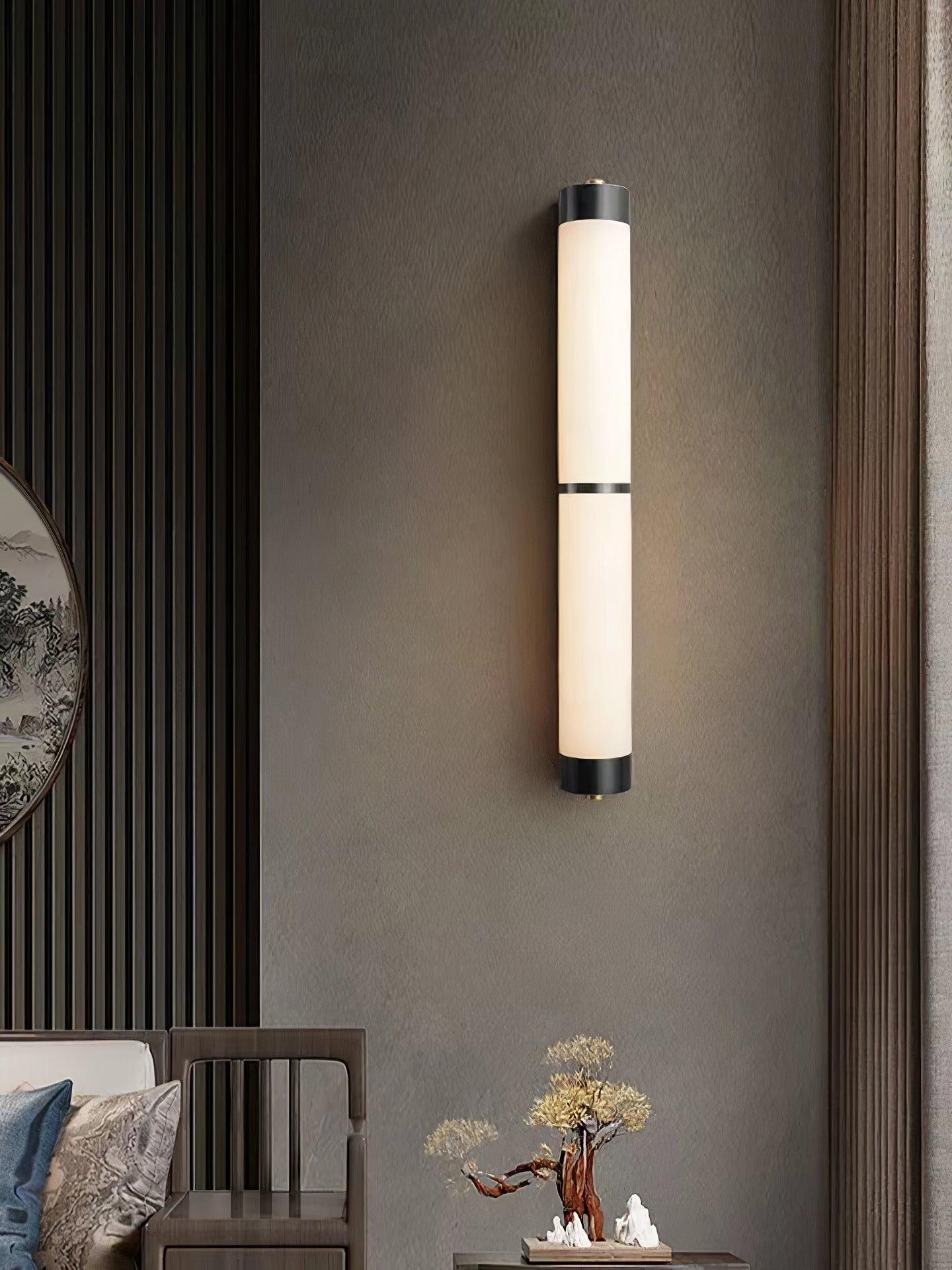 Olmirira Wall Light Minimalist in Alabaster - Kingsley Beaumont