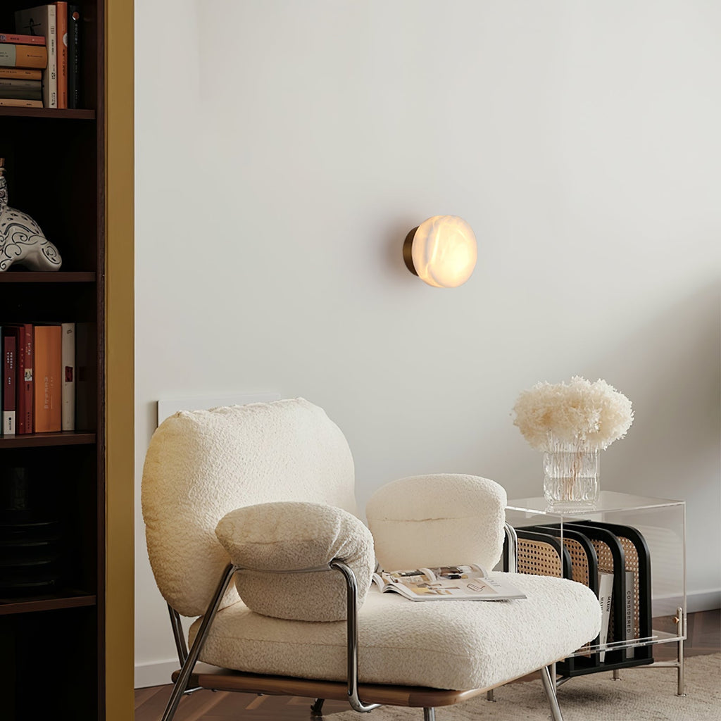 Olzorira Alabaster Wall Light
