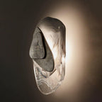 Beatrice Artistic Black Glass Wall Lamp