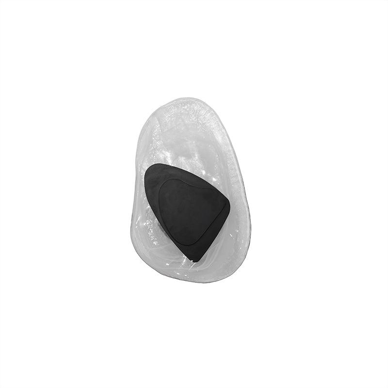 Beatrice Artistic Black Glass Wall Lamp