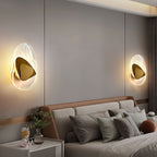 Beatrice Artistic Black Glass Wall Lamp