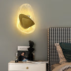 Beatrice Artistic Black Glass Wall Lamp