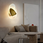 Beatrice Artistic Black Glass Wall Lamp