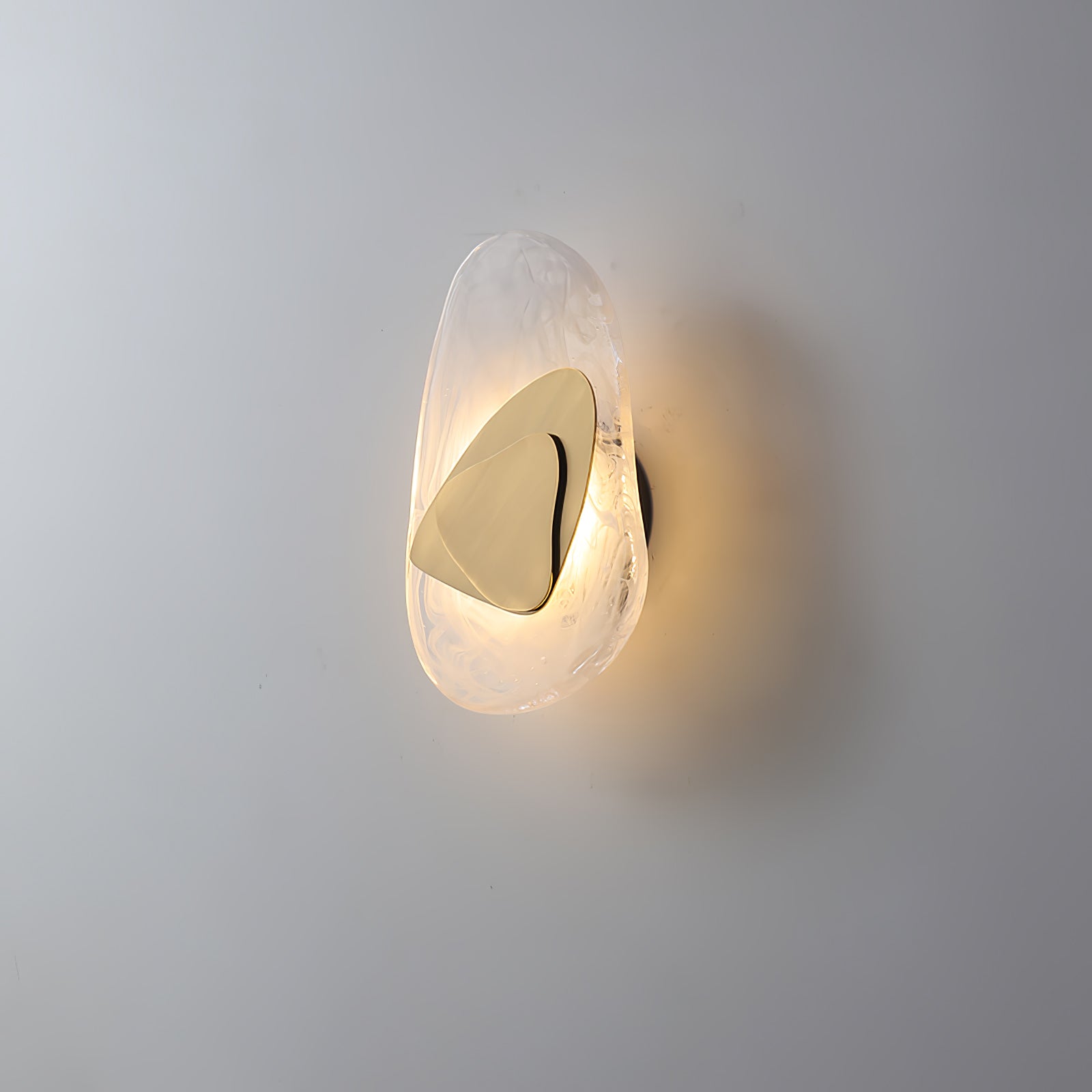 Beatrice Artistic Black Glass Wall Lamp
